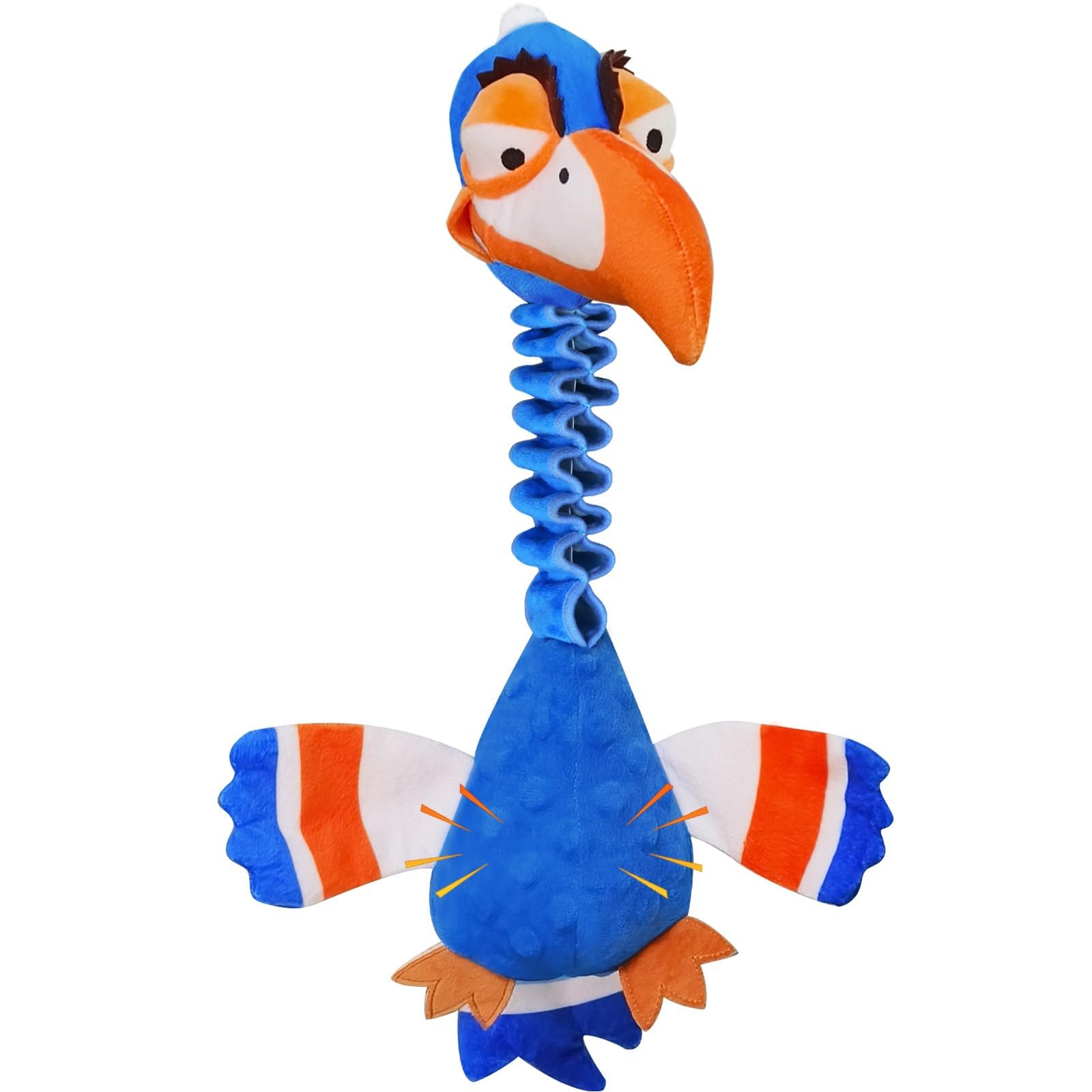 Homounter Squeaky Dog Toys for Large Dogs, Tough Tug of War Puppy Toy, Cute Animal Design Plush Dog Toys with Crinkle Paper, Dog Chew Toys for Small, Medium and Large Dogs