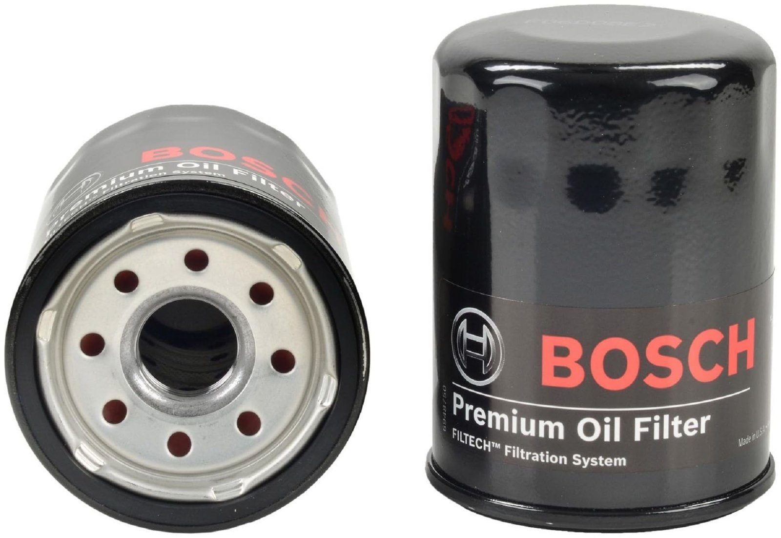 BOSCH 3323 Premium Oil Filter With FILTECH Filtration Technology - Compatible With Select Acura MDX, RDX, RSX, TL; Chrysler; Dodge; Ford; Honda Accord, Civic, CR-V, Pilot; Infiniti; Nissan + More