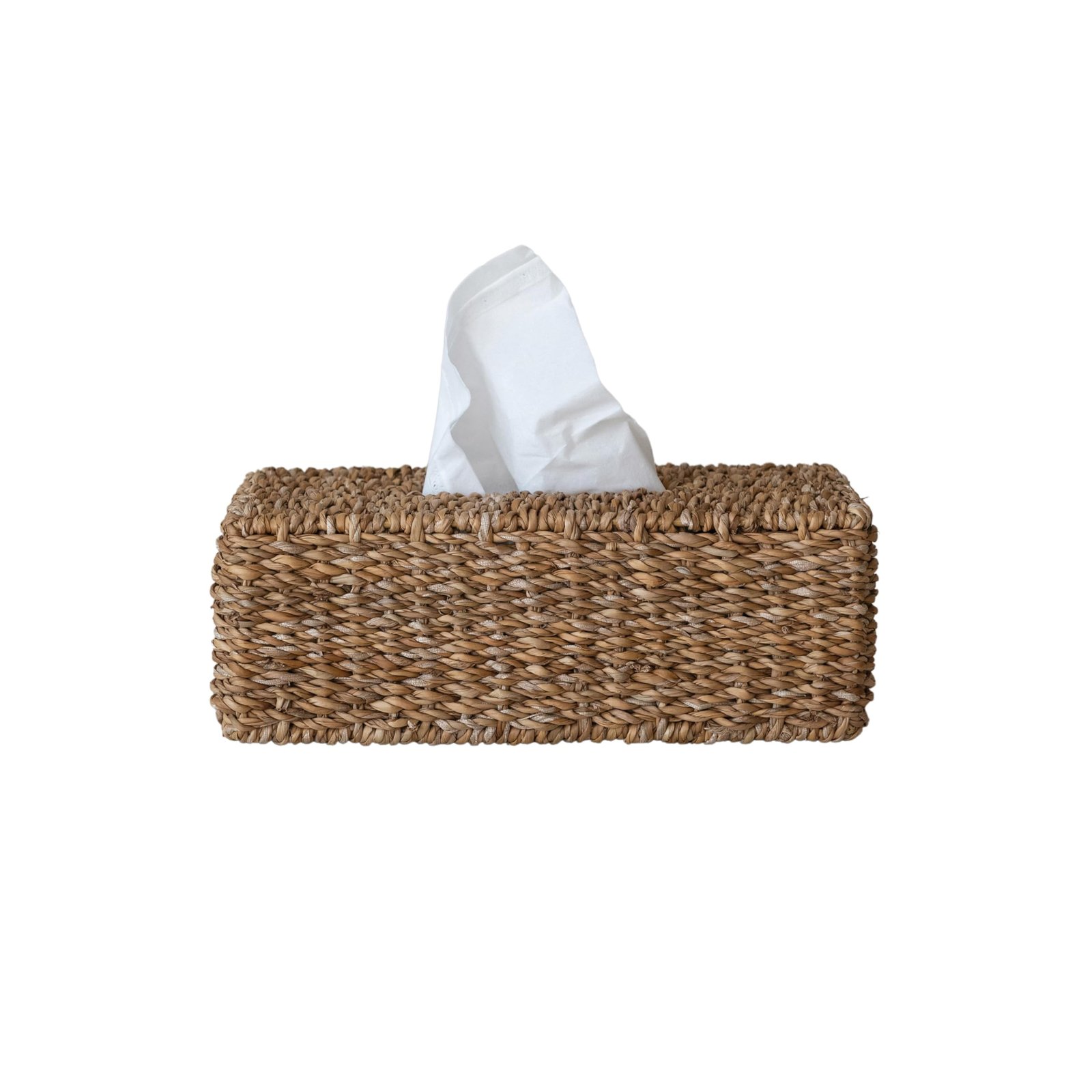 Creative Co-Op Hand-Woven Seagrass Tissue Box Cover, Natural