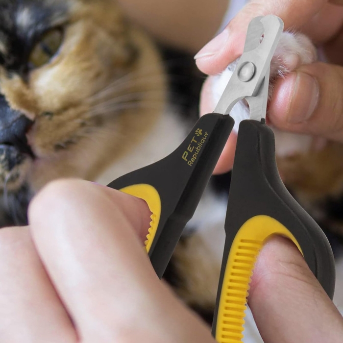 Cat Nail Clippers by Pet Republique – Professional Stainless-Steel Nail ...